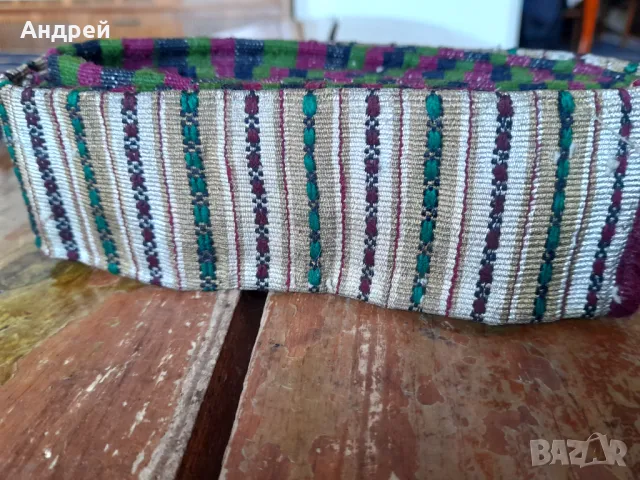 Стар сърмен колан за носия,Сая #4, снимка 2 - Антикварни и старинни предмети - 49533163