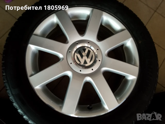 4бр. ал. джанти VW (оригинални) 5x112, 6x 17 , ET48,5, снимка 4 - Гуми и джанти - 50651159