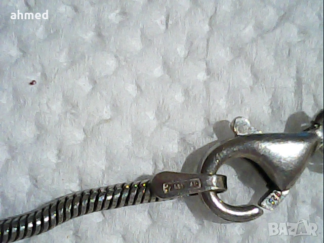 старо красиво сребърно колие проба 925, снимка 3 - Колиета, медальони, синджири - 53252918