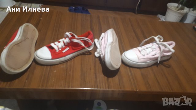 Червени и розови кецове, снимка 2 - Кецове - 28861990