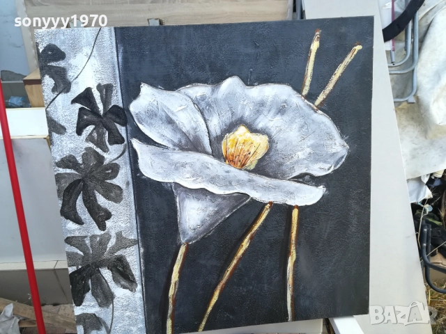 КАРТИНА С ЦВЕТЕ 60Х60СМ 1510251604