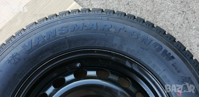 15’’5x112 originalni za mercedes vito/viano + нови зимни гуми 215/65R15C+тасове-№631, снимка 14 - Гуми и джанти - 51842967