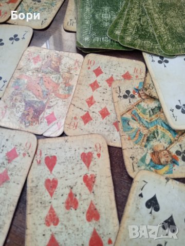 Rokoko 52 броя Карти/зелен гръб, снимка 9 - Карти за игра - 39666845