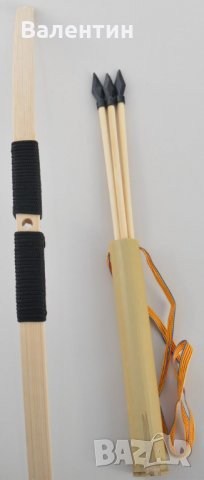 Сувенирен лък - с три стрели - меки, снимка 2 - Други - 32411383