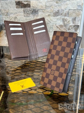 портмонета от естествена кожа louis vuitton , снимка 12 - Портфейли, портмонета - 51301356