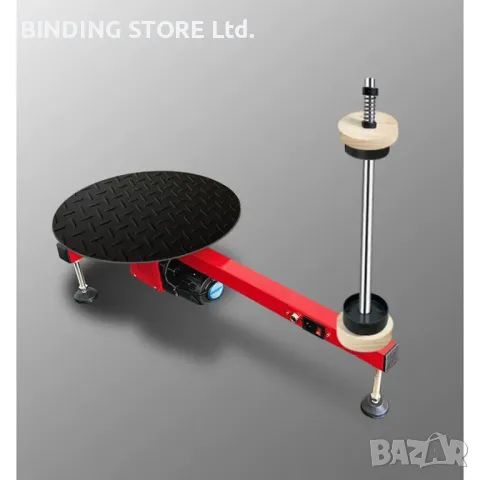 Продавам полуавтоматична електрическа машина за опаковане със стреч фолио /  платформа Ø40см