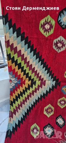 Старинен арменски килим, снимка 5 - Килими - 50567904