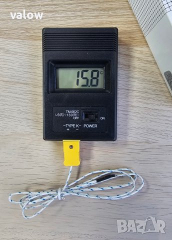 Цифров промишлен термометър със сонда -50 - 1300 'C