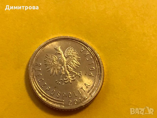 1 грош Полша 2018, снимка 2 - Нумизматика и бонистика - 26547129