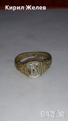 Уникален стар пръстен сачан над стогодишен - 73111
