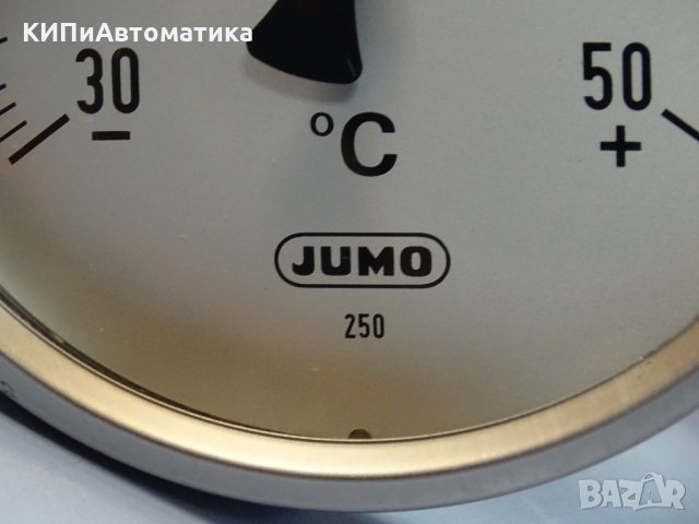 биметален термометър JUMO immersion thermometer ф100mm, -30/+50°C, L-100mm, снимка 3 - Резервни части за машини - 35228784
