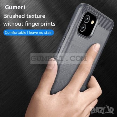 Samsung Galaxy A03 Противоударен Силиконов Гръб - Карбон, снимка 14 - Калъфи, кейсове - 36851055