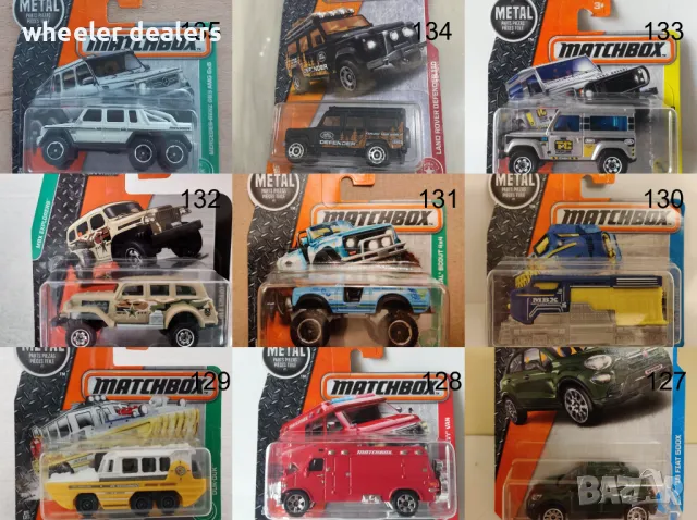 Метални колички Мачбокс Matchbox от различни години в мащаб 1:64 Част2, снимка 10 - Колекции - 50051522