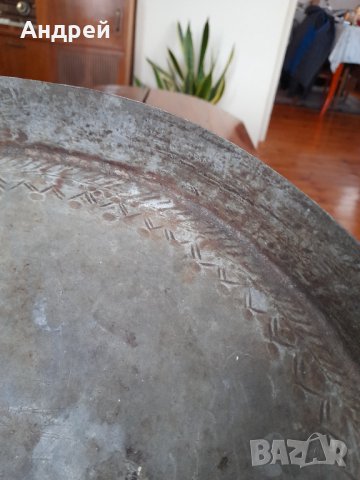 Старинна Медна,Бакърена тава,тепсия , снимка 7 - Други ценни предмети - 43450482