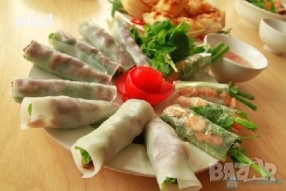 Оризова хартия оризови листи листа кръгли за украса торта цветя рулца и др., снимка 4 - Други - 37063815