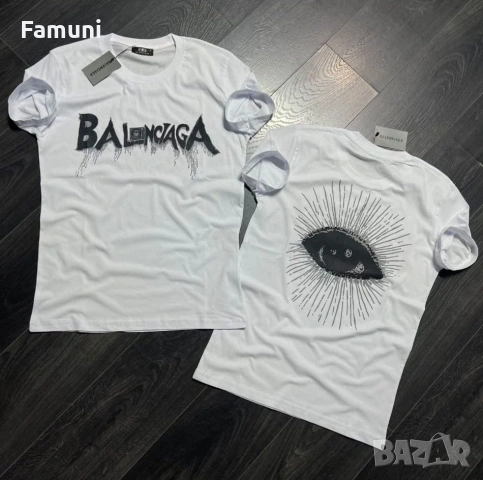 Тениска Balenciaga Bb2 Модел 2026, снимка 5 - Тениски - 53498459