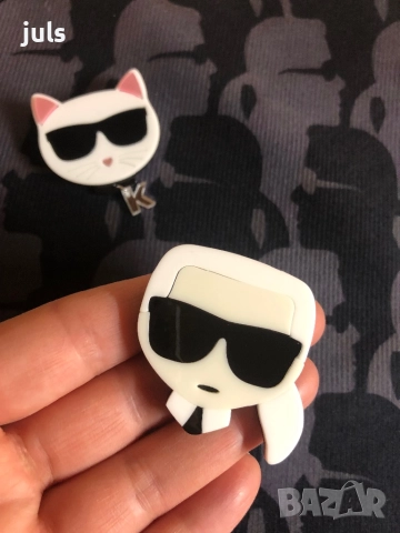 Брошки Karl Lagerfeld, снимка 4 - Други - 52023964