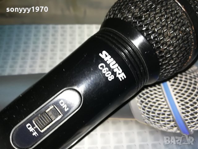 shure c608 profi mic-комплект, снимка 6 - Микрофони - 28960220