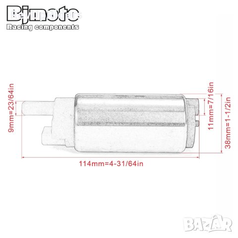 Бензинова помпа и филтър за BJMOTO Motorcycle Fuel Pump For Kawasaki Z750 Z800 Z750S Z750R KLV1000, снимка 5 - Части - 40716124