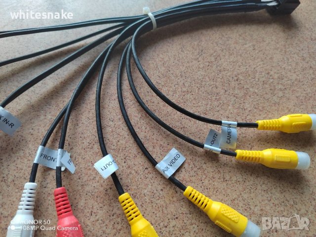 Car stereo 20 pin-11 RCA cable, снимка 8 - Други - 36886328