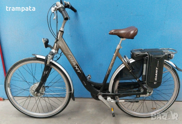 НАЙ ДОБРАТА ОФЕРТА 28 цола ,Алуминиев електрически велосипед GIANT + twist GO 