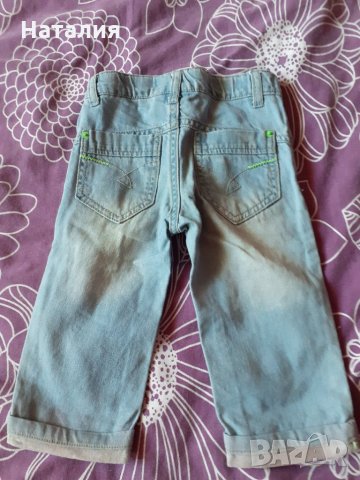 Детски дънки на Лосан, 9 мес, 71 см., снимка 3 - Бебешки дънки - 28441994