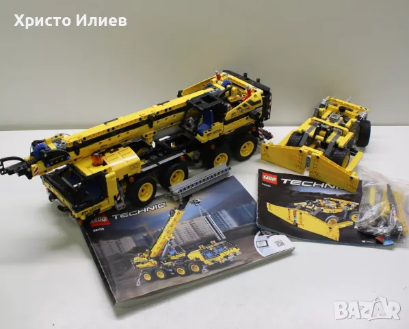 Конструктор Lego Technic Мобилен кран 42108 и камион 42035 Лего 1,2 кг, снимка 1