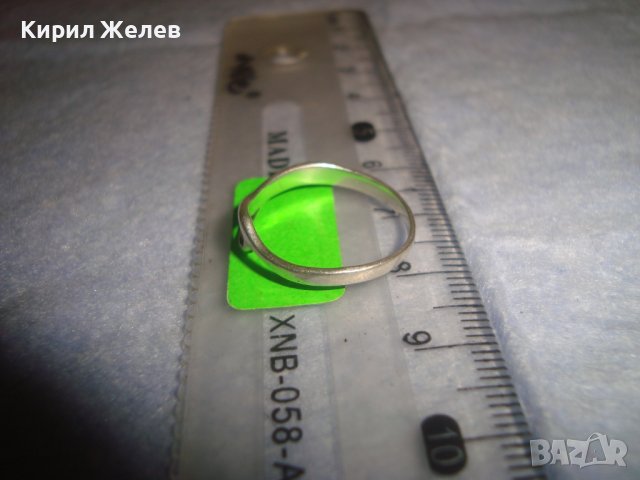 НЕЖЕН ФИНО РЪЧНО ОРНАМЕНТИРАН СРЕБЪРЕН АРТ ПРЪСТЕН СРЕБРО 925 МАЙСТОРСКО БИЖУ РЪЧНА РАБОТА 32394, снимка 4 - Пръстени - 38330238