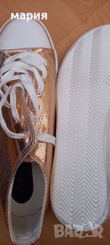 Златисти кецове, снимка 5 - Кецове - 38269146