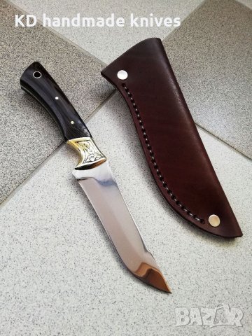 Ръчно изработен ловен нож от марка KD handmade knives ловни ножове , снимка 2 - Бойлери - 33052475