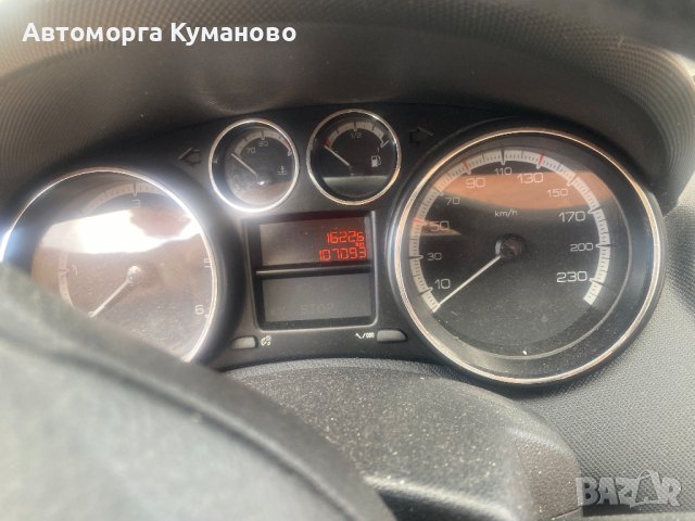 Peugeot 308 estate, 1.6 HDI, 90 ph., engine 9HX , 5sp., 2010, euro 4, 107 000km., Пежо 308, 1.6 ХДИ., снимка 6 - Автомобили и джипове - 37340077