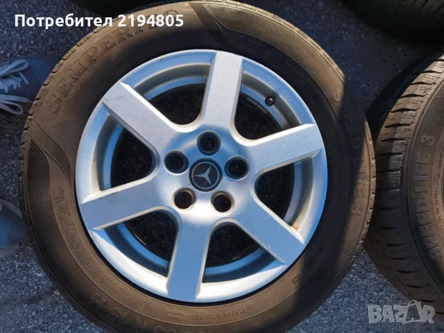 ДЖАНТИ С ЛЕТНИ ГУМИ ЗА MERCEDES, снимка 2 - Гуми и джанти - 47699601