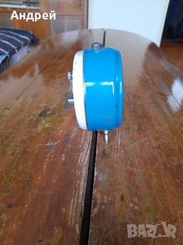 Стар часовник,будилник Mera Poltik, снимка 5 - Антикварни и старинни предмети - 52310008