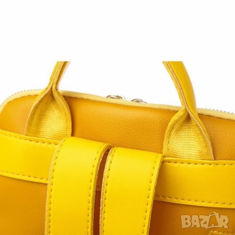 Дамска чанта - раница Ketty Yellow, снимка 9 - Чанти - 39279244