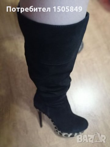 Ботуши от естествен велур и косъм, снимка 14 - Дамски ботуши - 27166330