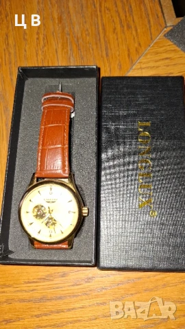 Чисто нов само навиващ се автомат"LONGLUX"-21 jewels, снимка 3 - Мъжки - 51422020