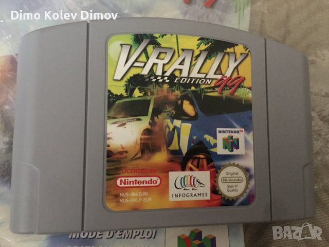 V Rally N64 Nintendo 64 Pal, снимка 4 - Игри за Nintendo - 39726528