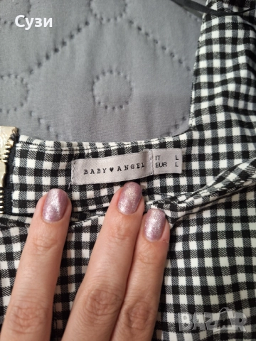 Дамска рокля каре, снимка 2 - Рокли - 52541011