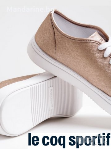 ПРОМО 🍊 LE COQ SPORTIF 🍊 Оригинални кожени обувки с ефект металик 37/38 & 39/40 номер нови с кутия, снимка 11 - Кецове - 26551507