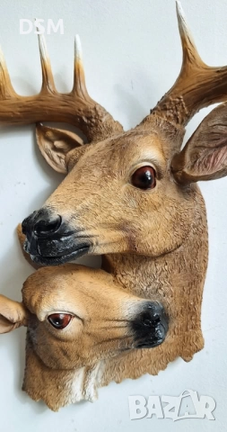 Ново Пано За Стена  - Елен  - Декорация  Еленчета 35см, снимка 5 - Статуетки - 35044617