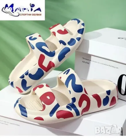 Дамски цветни чехли Различни цветове , снимка 4 - Чехли - 49959988