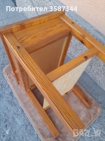 дървена масичка с чекмедже, снимка 8 - Маси - 51670033