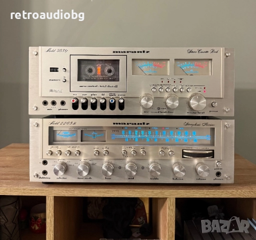 🔉ТОП Колекционерски ретро сет MARANTZ - ресивър Marantz 2265B + триглав дек Marantz 5030🔉, снимка 2 - Аудиосистеми - 52393549