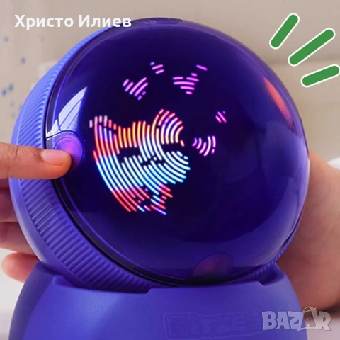 Тамагочи Интерактивен Цифров Домашен Любимец Bitzee Хамстербол, снимка 3 - Други - 52861334