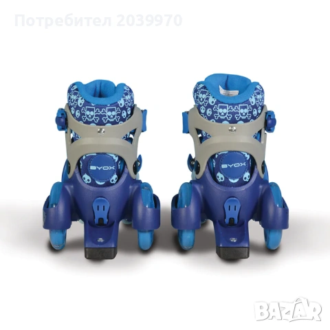 BYOX Регулируеми кънки с PVC колелца, снимка 3 - Ролери, кънки - 53567306