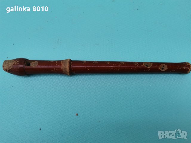 Стара Немска дървена свирка, снимка 1 - Антикварни и старинни предмети - 42958951