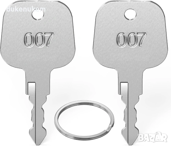 2 бр .Ключове TSA007, универсални за куфари и катинари