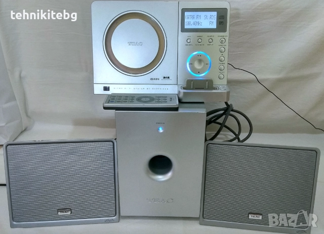 ⭐⭐⭐ TEAC MC-DX200iDAB ⭐⭐⭐ 2.1 система с активен субуфер, CD/MP3 плеър, DAB/FM/RDS, iPod