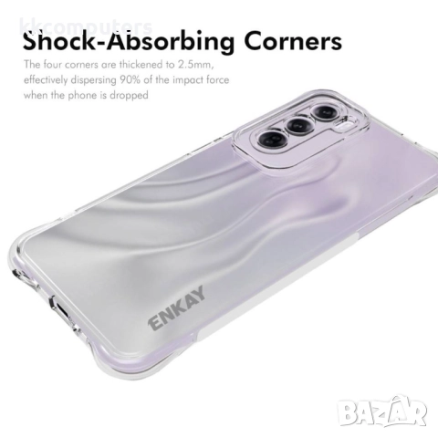 Oppo Reno12 Pro Удароустойчив ENKAY Силиконов Калъф и Протектор, снимка 3 - Калъфи, кейсове - 52693994