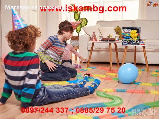 Състезателна светеща писта Magic Tracks - код 1885, снимка 6 - Коли, камиони, мотори, писти - 26970904